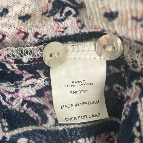 Anthropologie Fig and Flower Floral Tunic - Picture 6 of 8